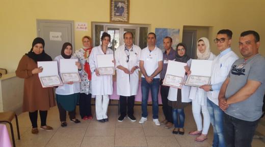 مبادرة من جمعية السلام لهدارة كشف مجاني للسكري والضغط في التجمعات السكنية بدوار لهدارة أولاد محند العليا التابعة فرع قرية أركمان إقليم الناظور