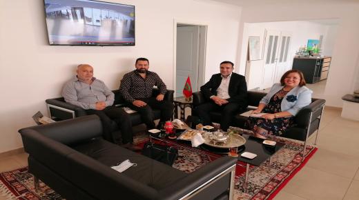 القنصلة العامة المغربية بفرنكفورت، تستقبل وفدا عن المجلس المركزي لمغاربة ألمانيا.